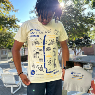 CicLAvia Historic South Central meets Watts: Lorenzo Diggins Jr. T-Shirt